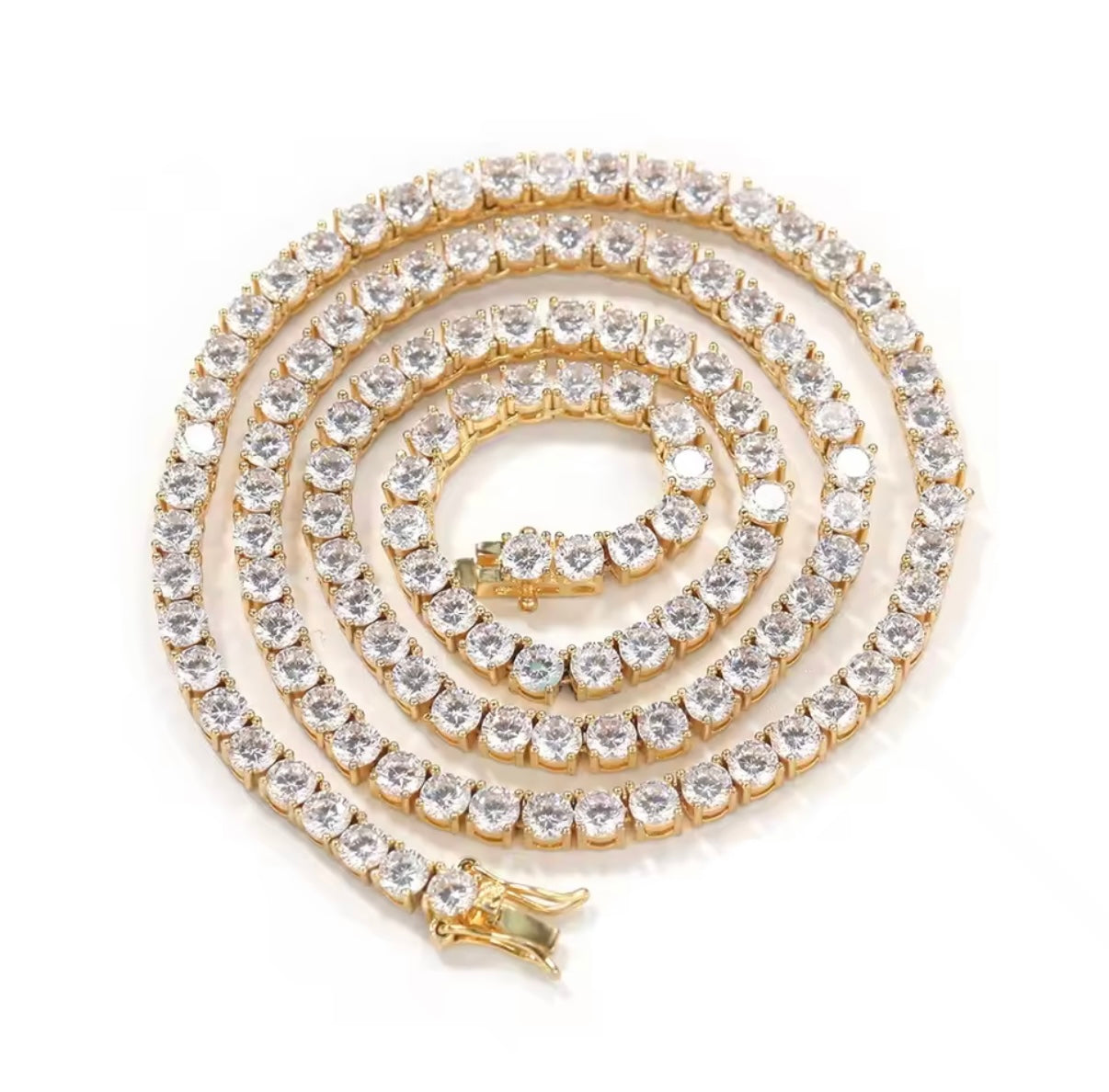 12mm Iced Cuban Link Chain – Gold or Silver Hip Hop Necklace | NY-ICE
