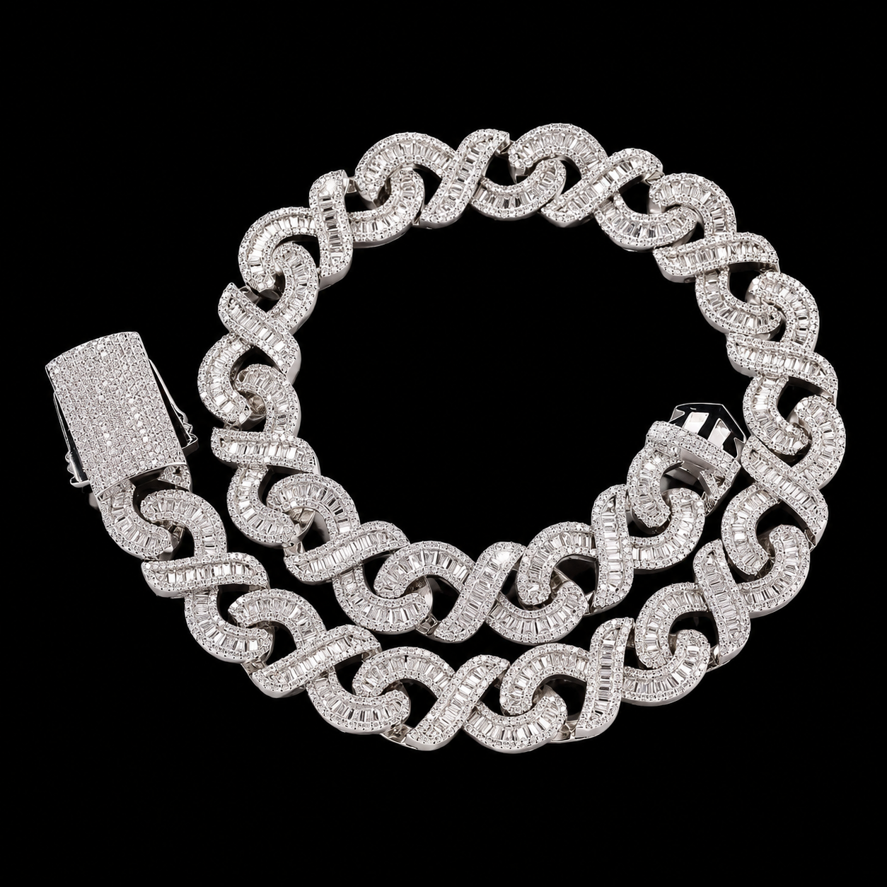 15mm Iced Cross Cuban Chain – Gold or Silver Hip Hop Necklace | NY-ICE
