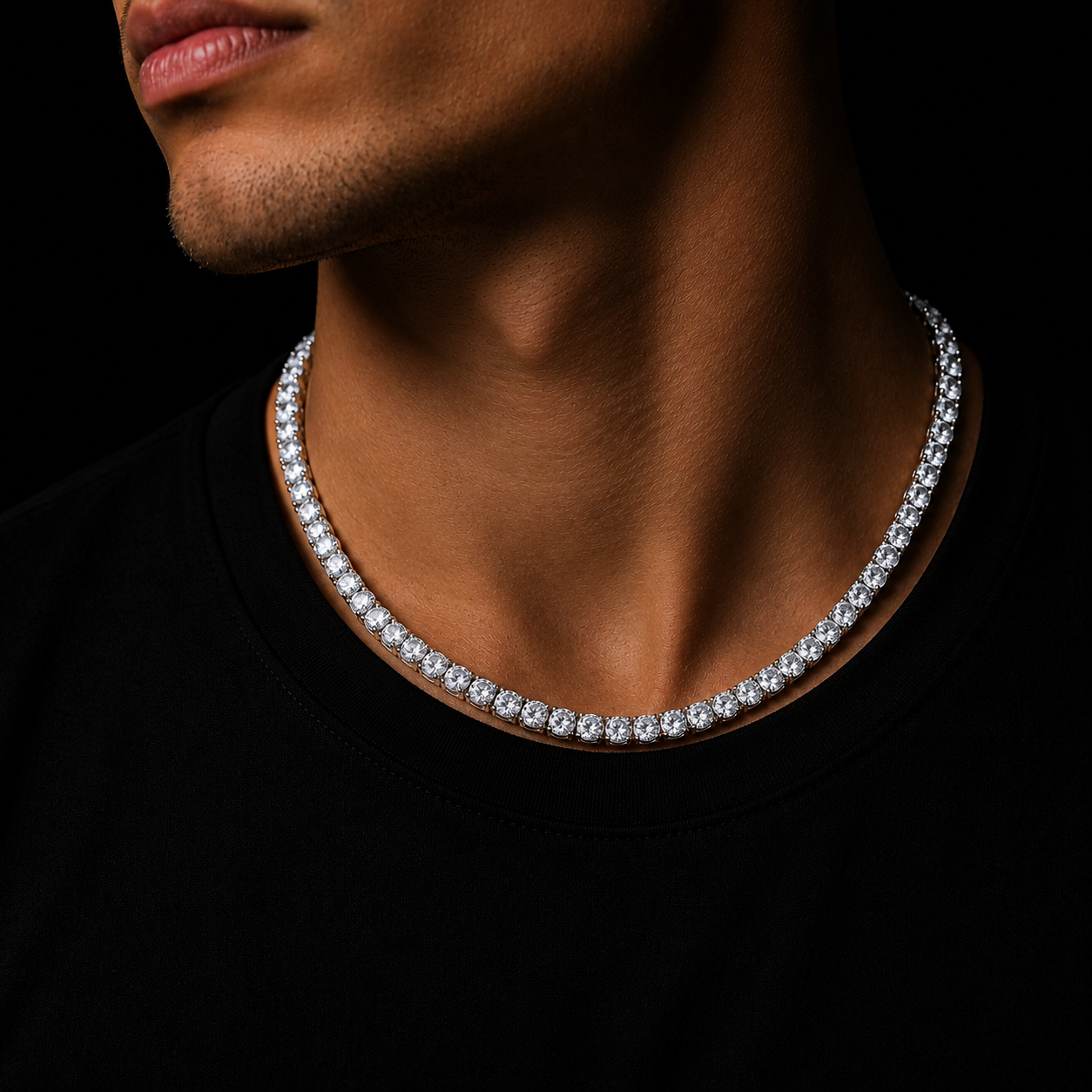 12mm Iced Cuban Link Chain – Gold or Silver Hip Hop Necklace | NY-ICE